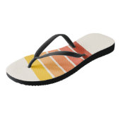 70sヴィンテージレトロストライプ ビーチサンダル (アングル)