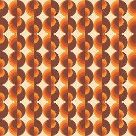 70sヴィンテージ幾何学模様 クッション