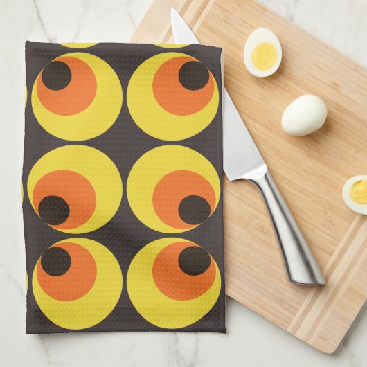 70s壁紙 キッチンタオル (四つ折り)