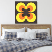 70s壁紙 キャンバスプリント (インサイチュ (寝室))