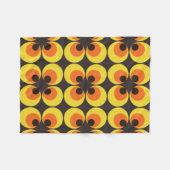 70s壁紙 フリースブランケット (正面(横))