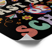 70s幸せな最後の日学校Groovy先生少年G ポスター (角)