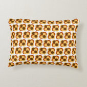 70s抽象芸術の円形 アクセントクッション (裏面)