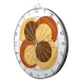 70s抽象芸術の円形 ダーツボード (正面右)