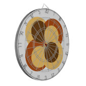 70s抽象芸術の円形 ダーツボード (正面左)