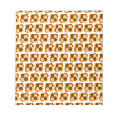 70s抽象芸術の円形 ノートパッド (正面)