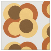 70s抽象芸術の円形 ファブリック (クローズアップ)