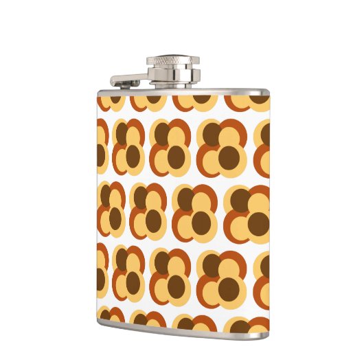 70s抽象芸術の円形 フラスク (左)