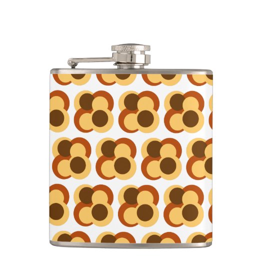 70s抽象芸術の円形 フラスク (正面)