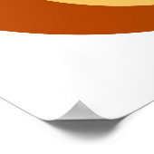 70s抽象芸術の円形 ポスター (角)