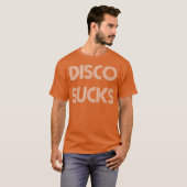 70s素晴らしディスコ最低 – メンズウォメン tシャツ (正面フル)