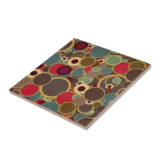 70s芸術のデザイン タイル (側面)