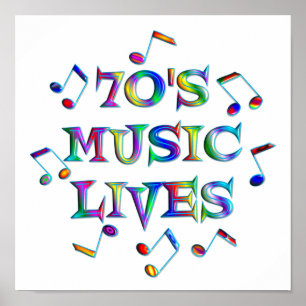 70s音楽生命 ポスター