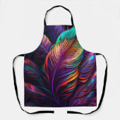 70s 60s Psychedelic Feathers  エプロン (正面)