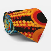 70s 60s Psychedelic Hippy Retro Hip ネクタイ (ロール)