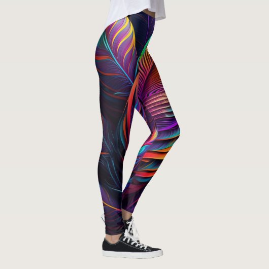 70s 60s Psychedelic Hippy Retro Hip レギンス (右)