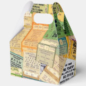 70s 80s音楽コンサートチケットスタブ好意ギフトボックス フェイバーボックス (裏面)