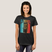 70s 80s 90sヴィンテージレトロアーケードビデオゲーム旧Sc Tシャツ (正面フル)