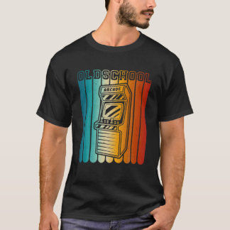 70S 80S 90Sヴィンテージレトロアーケードビデオゲーム旧Sc Tシャツ