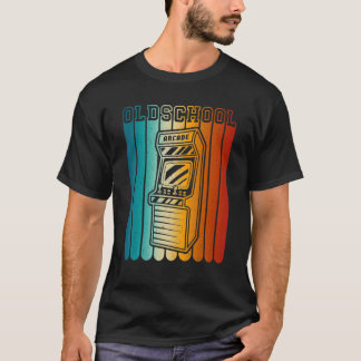 70s 80s 90sヴィンテージレトロアーケードビデオゲーム旧Sc Tシャツ