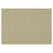 70s Bold Modern Retro Ogee Motif in Greens テーブルクロス (正面(横))