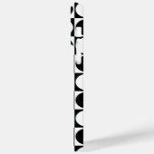 70s Checks and Circles Black and White Case-Mate iPhoneケース (裏面 / 左)