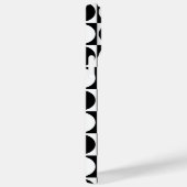 70s Checks and Circles Black and White Case-Mate iPhoneケース (裏面 / 右)