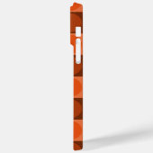 70s Checks and Circles Flame Orange Case-Mate iPhoneケース (裏面 / 左)