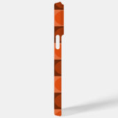 70s Checks and Circles Flame Orange Case-Mate iPhoneケース (裏面 / 右)