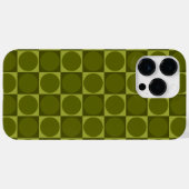 70s Checks and Circles Green Case-Mate iPhoneケース (裏面 (横))