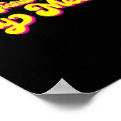 70's Don't Harsh My Mellow Funny Saying  ポスター (角)