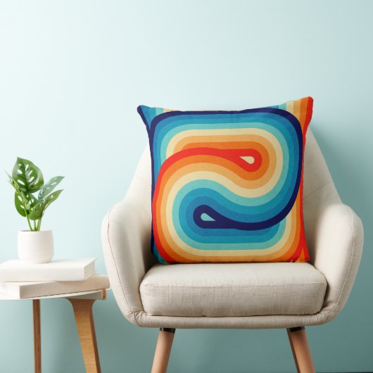 70s Double Wave クッション (椅子)