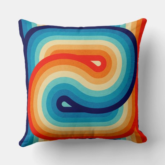 70s Double Wave クッション (裏面)