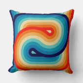 70s Double Wave クッション (正面)