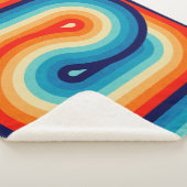 70s Double Wave シェルパブランケット (3/4)