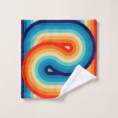 70s Double Wave バスタオルセット (ウォッシュタオル)