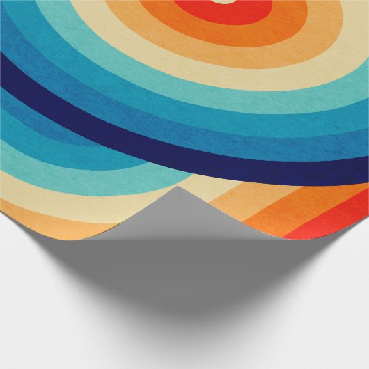 70s Double Wave ラッピングペーパー (角)