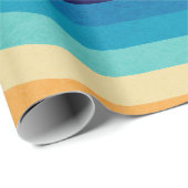 70s Double Wave ラッピングペーパー (ロールコーナー)