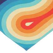 70s Double Wave ロングテーブルランナー (コーナー)