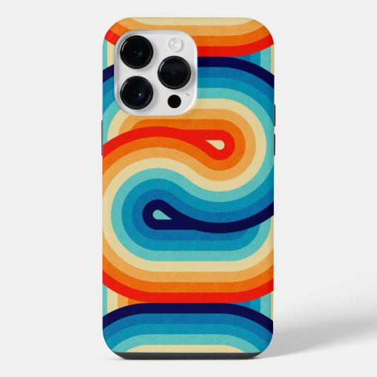70s Double Wave iPhoneケース (裏面)