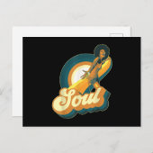 70s Funk Afro Disco Soul 案内ポストカード (正面/裏面)