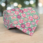 70s Granny Square Crochet Necktie ネクタイ<br><div class="desc">This unique necktie features a vibrant 70s-inspired design, crafted with intricate granny square crochet. It's a bold and stylish statement piece, perfect for adding a touch of retro charm and handmade artistry to any outfit. The warm, inviting colors and textured pattern make it a conversation starter, suitable for both casual...</div>