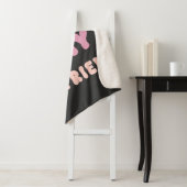 70s Groovyタイポグラフィ – 音楽は私のボーイフレンド シェルパブランケット (インサイチュ)