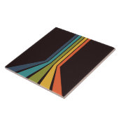 70s Groovyレトロパタカラフルーン タイル (側面)