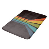 70s Groovyレトロパタカラフルーン バスマット (アングル)