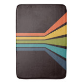 70s Groovyレトロパタカラフルーン バスマット (正面縦)