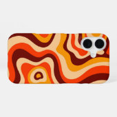 70s Groovy Wave Vibe iPhone 16ケース (裏面横)