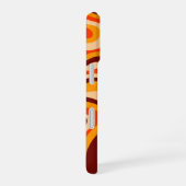 70s Groovy Wave Vibe iPhone 16ケース (右側面)