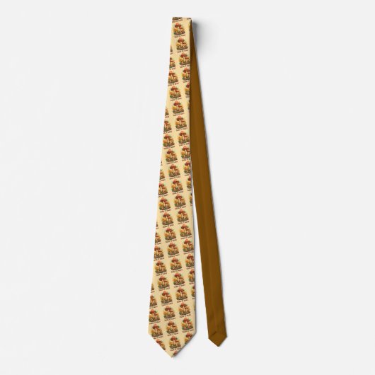 70s Hippy Hippies Custom Necktie Tie ネクタイ (正面)