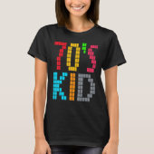 70's Kid Vintage Retro Party Tシャツ (正面)